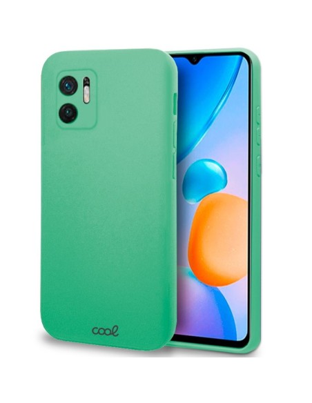 Carcasa TPU cama tela Xiaomi Redmi 10 5G verde menta