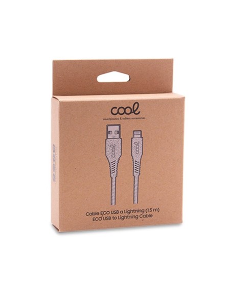 Cable USB COOL ECO universal lightning para iPhone / iPad (1,5 metros)