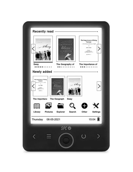 EBook libro electrónico SPC Dickens Light 2 6" 8GB negro (Black)
