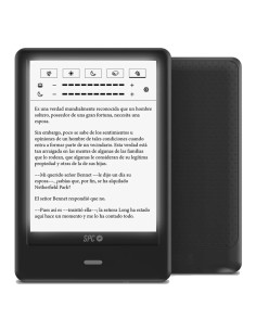 EBook libro electrónico SPC Dickens Light Pro 6" 8GB negro (Black)