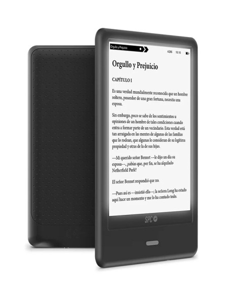EBook libro electrónico SPC Dickens Light Pro 6" 8GB negro (Black)