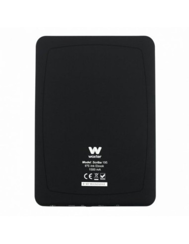 EBook libro electrónico Woxter Scriba 195 6" 4GB negro (Black)