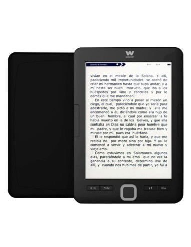 EBook libro electrónico Woxter Scriba 195 6" 4GB negro (Black)