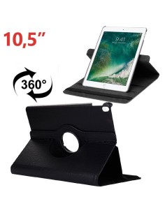 Funda soporte giratorio iPad Pro 10.5 / iPad Air 2019 10,5 polipiel negra 2