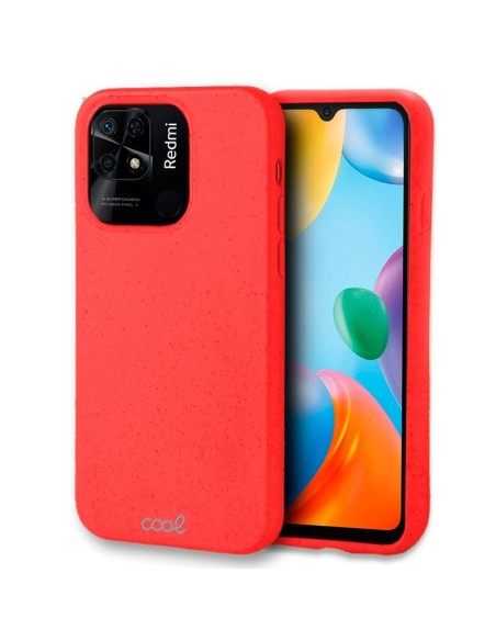Carcasa biodegradable Xiaomi Redmi 10C PBAT ecológico roja