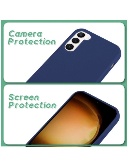 Carcasa biodegradable Samsung S911 Galaxy S23 PBAT ecológico azul marino