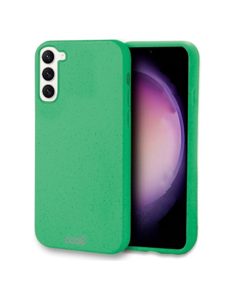 Carcasa biodegradable Samsung S911 Galaxy S23 Plus PBAT ecológico verde menta