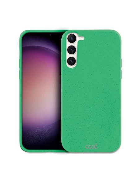 Carcasa biodegradable Samsung S911 Galaxy S23 Plus PBAT ecológico verde menta