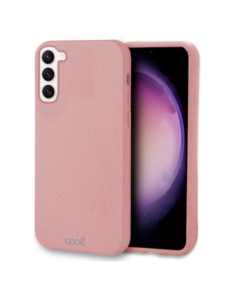 Carcasa biodegradable Samsung S911 Galaxy S23 Plus PBAT ecológico rosa