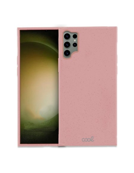 Carcasa biodegradable Samsung Samsung S918 Galaxy S23 Ultra PBAT ecológico rosa