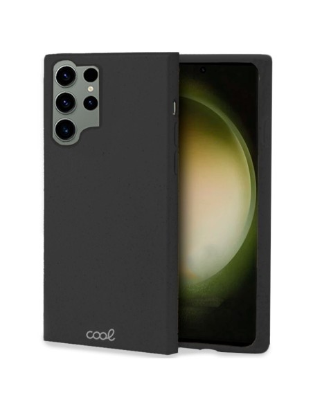 Carcasa biodegradable Samsung Samsung S918 Galaxy S23 Ultra PBAT ecológico negra