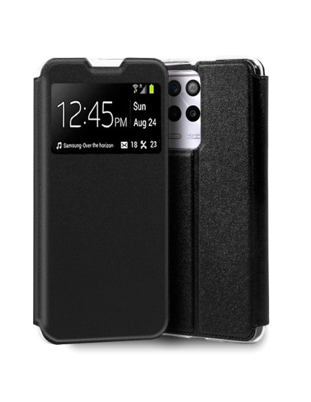 Funda libro soporte TPU Realme 9 5G / 9 Pro negra