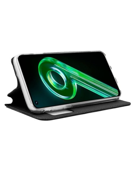 Funda libro soporte TPU Realme 9 5G / 9 Pro negra