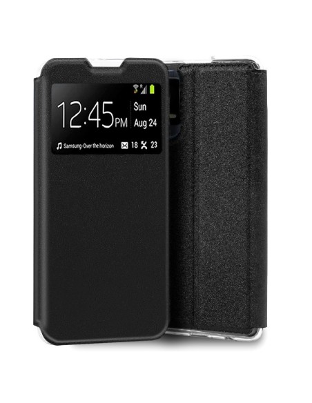 Funda libro soporte TPU TCL 405 / 406 / 408 negra