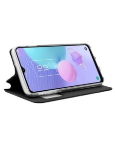 Funda libro soporte TPU TCL 405 / 406 / 408 negra 2