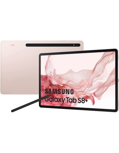 Tablet Wifi Samsung Galaxy Tab S8+ 12,4" 128GB / 8GB RAM rosa dorado (Golden Rose)