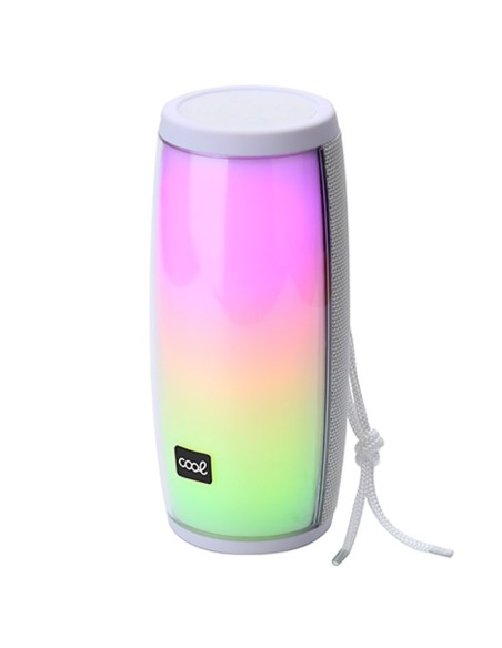 Altavoz universal Bluetooth COOL LED (14W) blanco