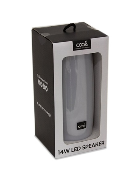 Altavoz universal Bluetooth COOL LED (14W) blanco