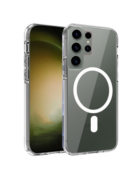 Carcasa TPU Samsung S918 Galaxy S23 Ultra magnética transparente