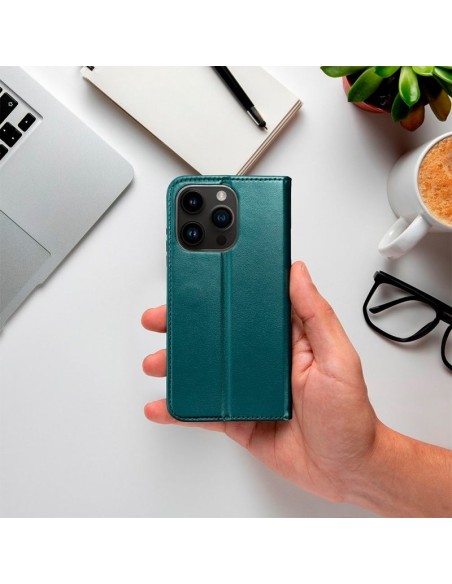 Funda libro soporte TPU Samsung S916 Galaxy S23 Plus verde