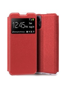 Funda libro soporte TPU Poco X5 Pro 5G roja