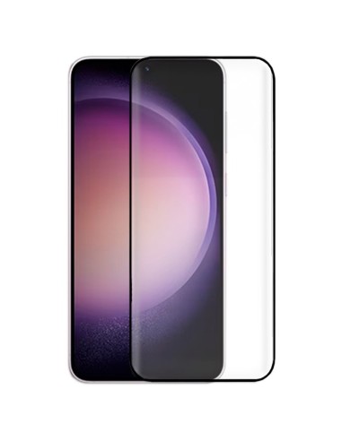 Protector pantalla vidrio templado Samsung Galaxy S23 Plus negro (Curvo 3D)