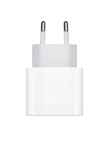 Cargador de red compatible Apple (Sólo enchufe adaptador) toma tipo C 20 W blanco