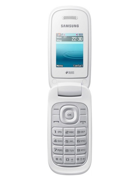Samsung GT E1272 dual SIM 1,77" blanco (White)