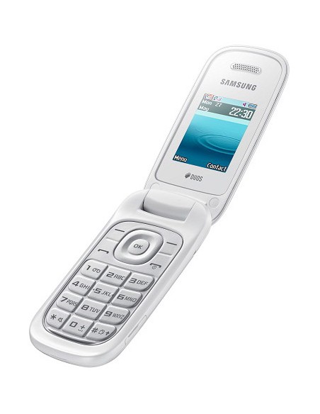 Samsung GT E1272 dual SIM 1,77" blanco (White)
