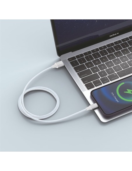 Cable USB COOL nylon universal lightning para iPhone / iPad (1,2 metros)