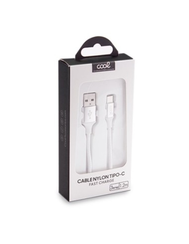 Cable USB COOL nylon universal tipo C...