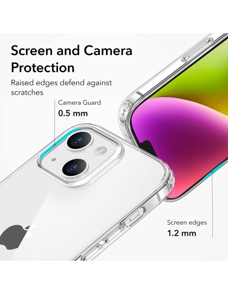 Funda gel TPU iPhone 14 Plus transparente