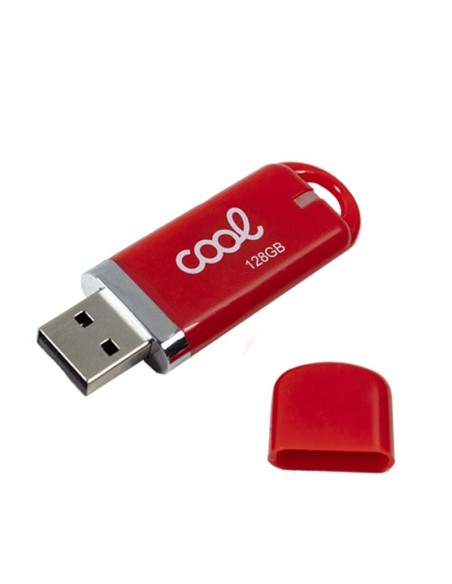 Pen Drive llavero USB 2.0 128 GB Cool Cover rojo