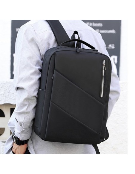 Mochila PC portátil 15-16 pulgadas Cool City negra