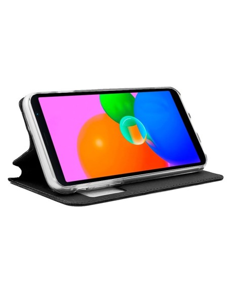 Funda libro soporte TPU TCL 403 negra