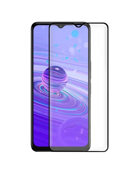 Protector pantalla vidrio templado TCL 40R 5G negro (Pegado total 3D)