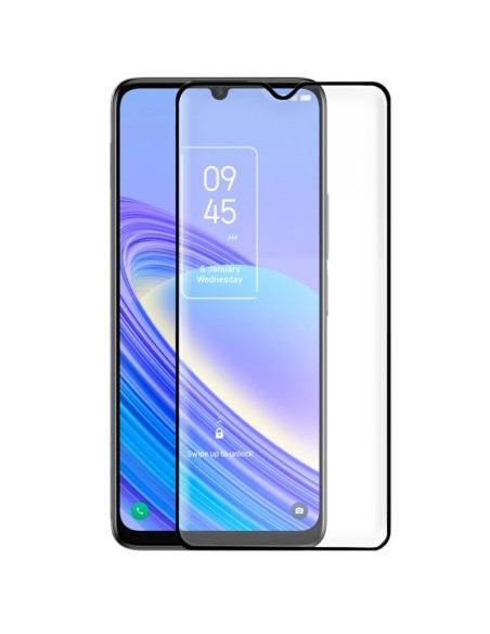 Protector pantalla vidrio templado TCL 40 SE negro (Pegado total 3D)