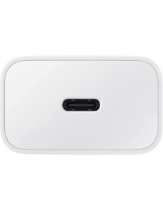Cargador red original Samsung + cable tipo C a tipo C 15W carga rápida 2 en 1 blanco (blíster) 2