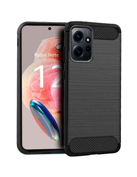Carcasa TPU Xiaomi Redmi Note 12 carbón negra