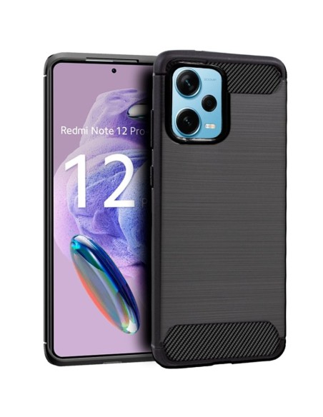 Carcasa TPU Xiaomi Redmi Note 12 Pro Plus 5G carbón negra