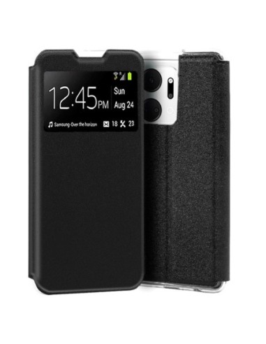 Funda libro soporte TPU Honor X7A negra