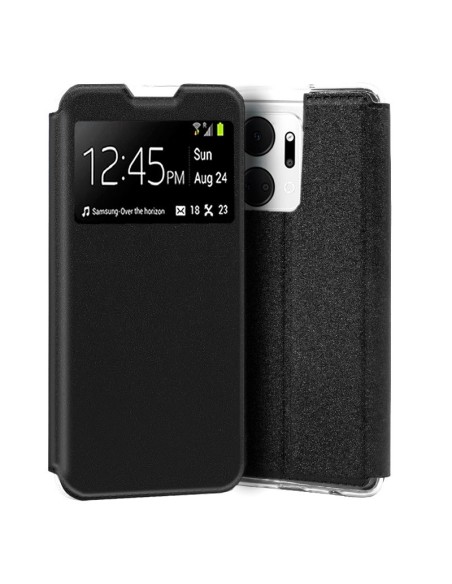 Funda libro soporte TPU Honor X7A negra
