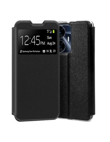 Funda libro soporte TPU Realme C55 negra