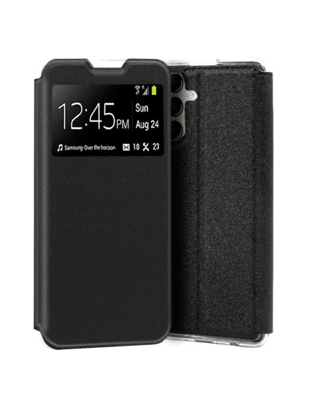 Funda libro soporte TPU Samsung A145 Galaxy A14 / A14 5G negra