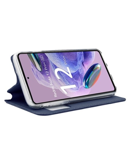Funda libro soporte TPU Xiaomi Redmi Note 12 Pro Plus 5G azul