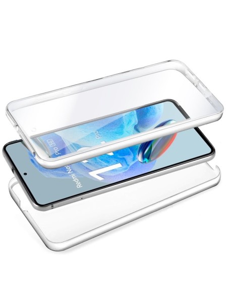 Funda gel TPU 3D Xiaomi Redmi Note 12 Pro 5G transparente (Frontal + trasera)
