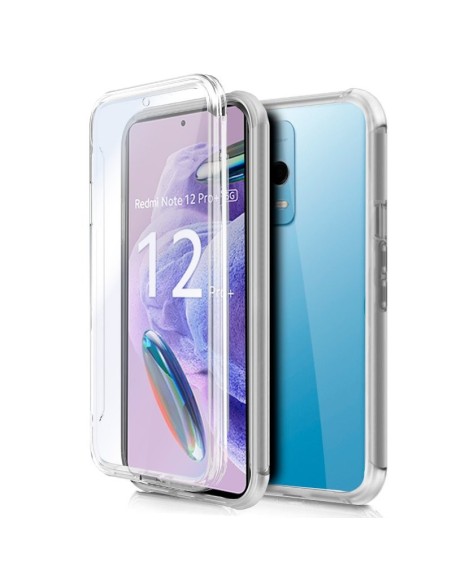 Funda gel TPU 3D Xiaomi Redmi Note 12 Pro Plus 5G transparente (Frontal + trasera)