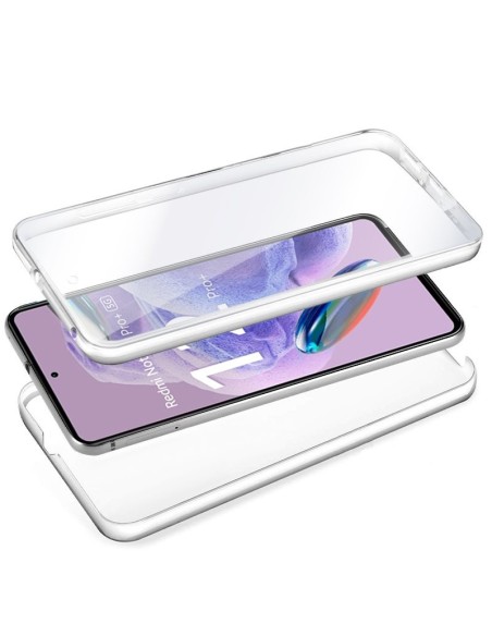 Funda gel TPU 3D Xiaomi Redmi Note 12 Pro Plus 5G transparente (Frontal + trasera)