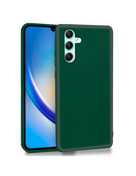 Funda gel TPU Samsung A346 Galaxy A34 5G verde