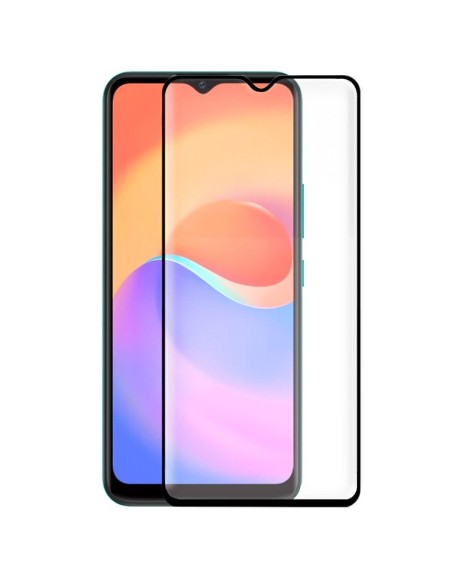 Protector pantalla vidrio templado ZTE Blade A52 Lite negro (Pegado total 3D)